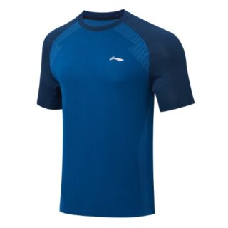 LI NING Conjunto BASE Camiseta azul + Pantalón corto negro